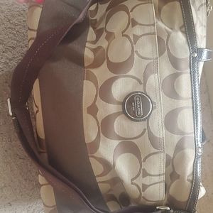 Large coach purse/diaper bag